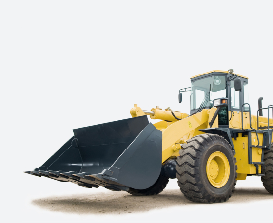 Image showing a backhoe used at Nlmk in their yellow goods segment.
